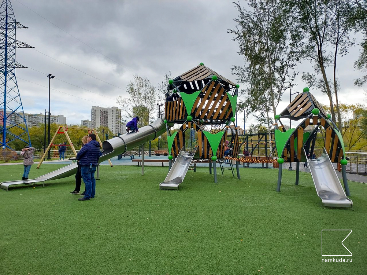 Игровая площадка — в парк Долина реки Чертановки, Москва 🇷🇺, фото 2