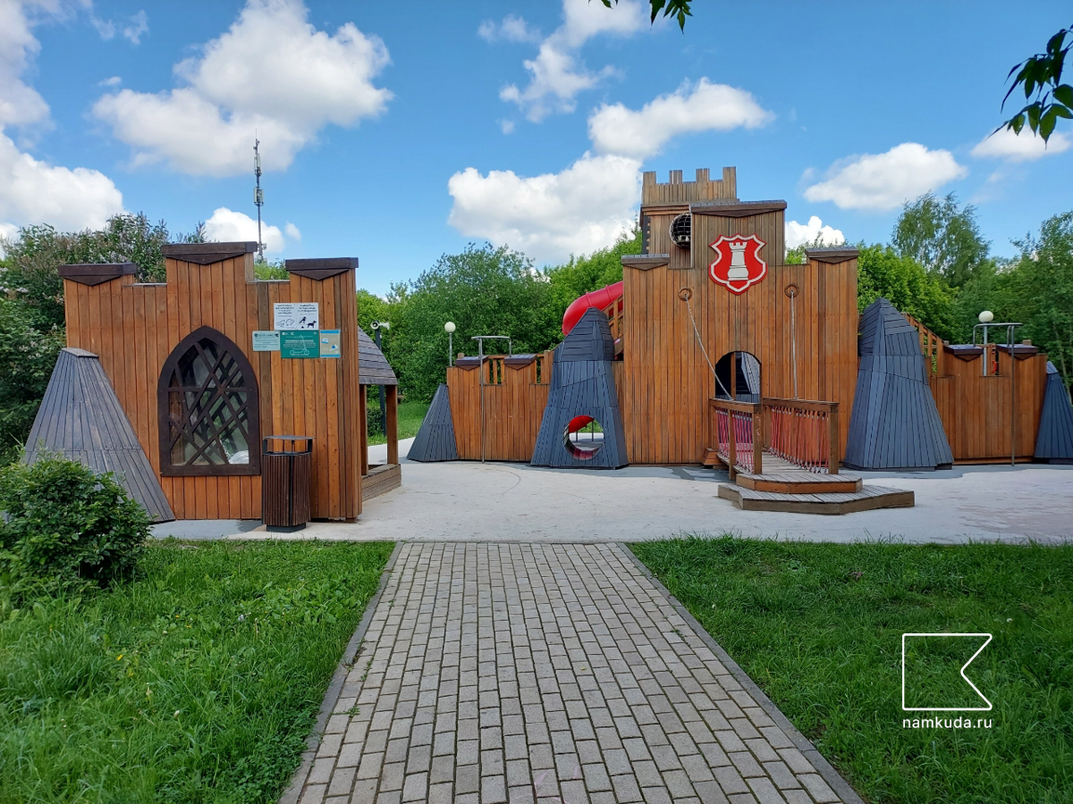 🏰 Площадка-замок — в парке Борисовкие пруды, Москва 🇷🇺, фото 5