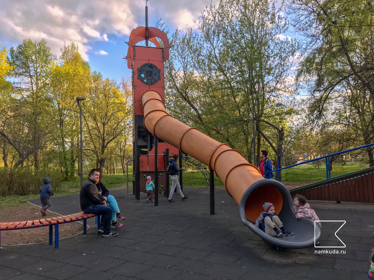 Игровая площадка — в парк Северное Тушино, Москва 🇷🇺, фото 8
