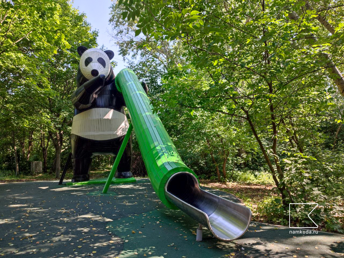 Игровая площадка Панда 🐼 — в парке Борисовкие пруды, Москва 🇷🇺, фото 1