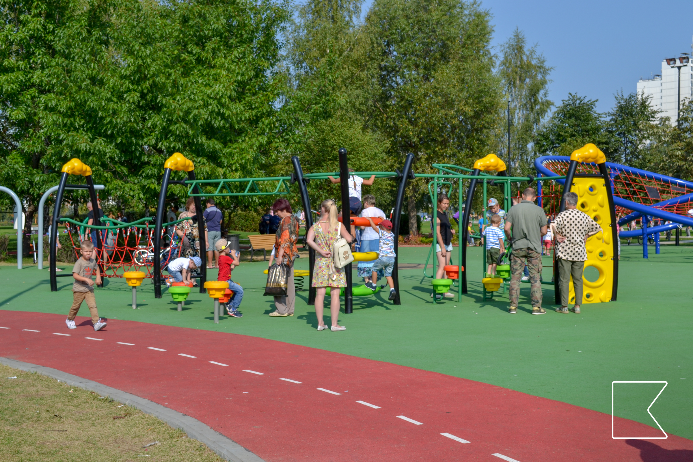 Игровая площадка — в Ландшафтном парке Бутово, Москва 🇷🇺, фото 7