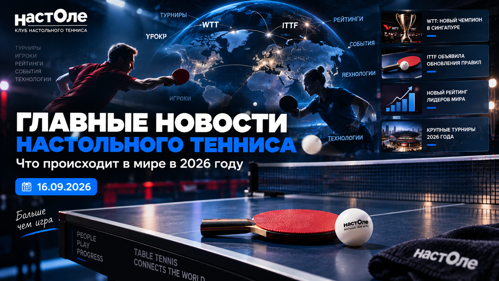 главные новости тенниса