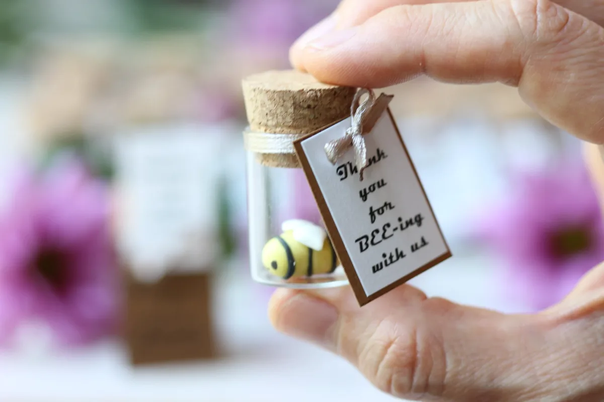 Bee-autiful Wedding Personalized Favors Keepsake Thank You Gift for Guests Party Favors Custom Bee Gift for Bee Lovers Anniversaries Gift 2