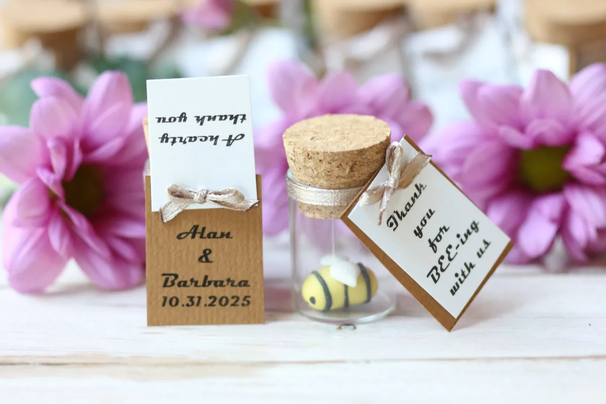 Bee-autiful Wedding Personalized Favors Keepsake Thank You Gift for Guests Party Favors Custom Bee Gift for Bee Lovers Anniversaries Gift 3
