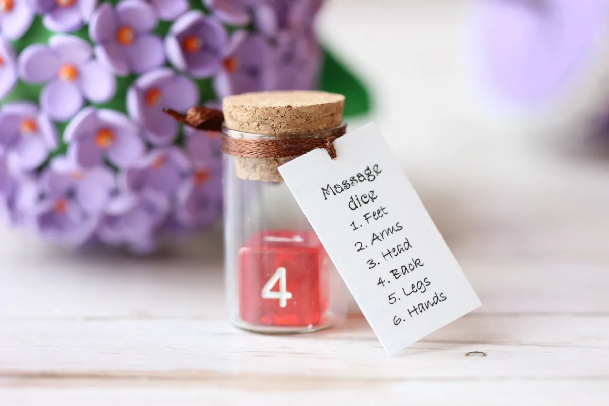 Masssage Dice Decision Maker Dice Office Friend Custom Text Dice Mother's Day Dad's Day Gift Grandmother Gift 1