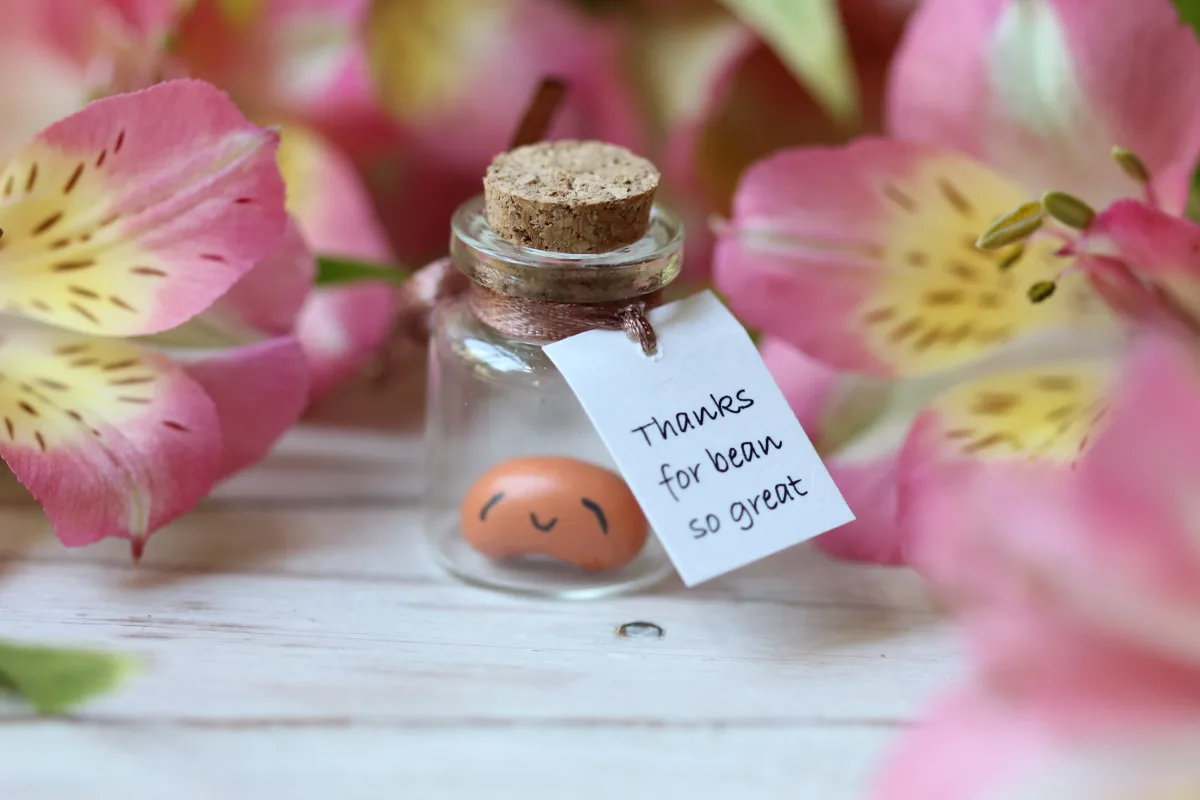Miss You Gift Personalized Boyfriend Girlfriend Romantic Funny Vegan Gift Love Wish Jar Bean Quarantine Gift I have BEAN thinking about you 5