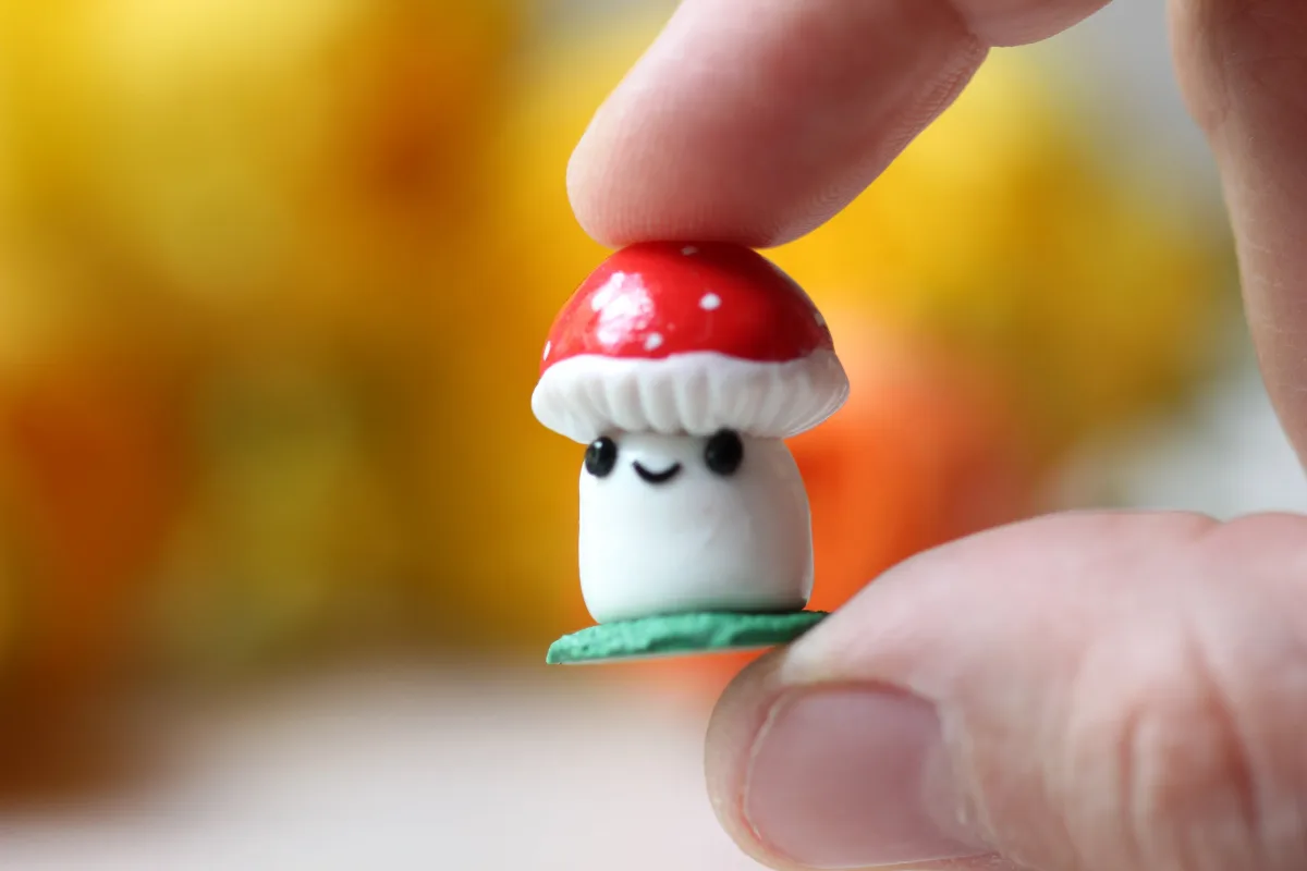 Mushroom Magic in Glass Bottle Miniature Figurine Fly Agaric Personalized Nature Inspired Gift For Mushroom Lover Friendship Appreciation 8