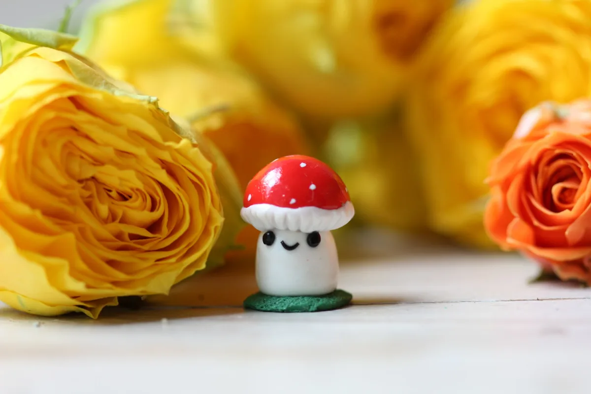 Mushroom Magic in Glass Bottle Miniature Figurine Fly Agaric Personalized Nature Inspired Gift For Mushroom Lover Friendship Appreciation 9