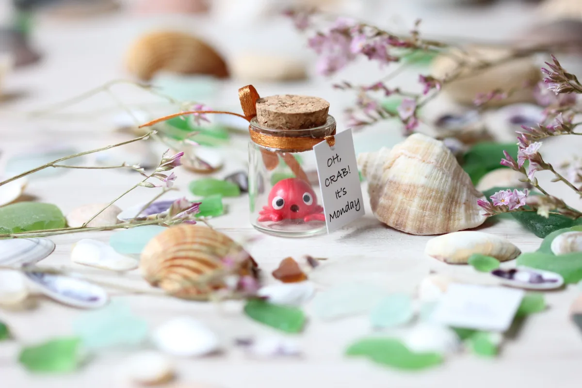 OH, CRAB! It’s Monday! Funny Personalized Gift for Colleagues Miniature Figure Crab Office Friend Cute Party Favors Coworker Leaving Gifts 3