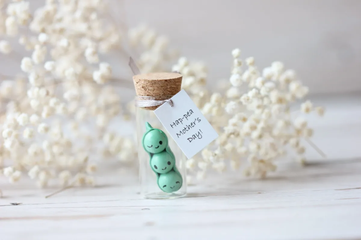 Pea-fectly Charming Three Peas in a Pod Funny Gift for Peas Lovers Personalized Party Favors Friendship Reminder Gift Family Present 1
