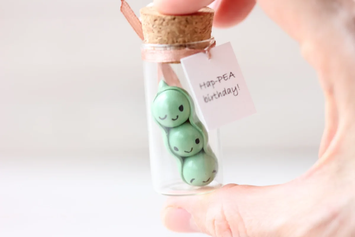Pea-fectly Charming Three Peas in a Pod Funny Gift for Peas Lovers Personalized Party Favors Friendship Reminder Gift Family Present 2