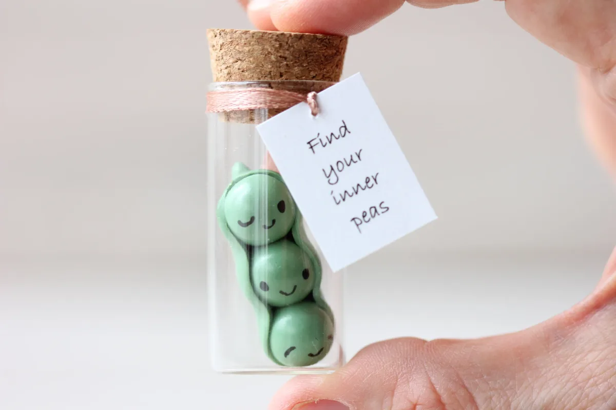 Pea-fectly Charming Three Peas in a Pod Funny Gift for Peas Lovers Personalized Party Favors Friendship Reminder Gift Family Present 8