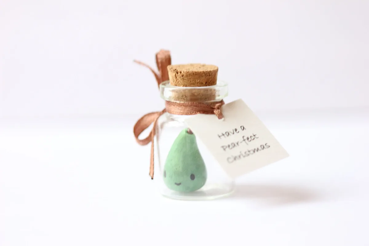Pear-fection in a Bottle: Personalized Messages of Love and Friendship Pear Gift Mother's Father's Parent's Day Funny Gift Customized Preset 4