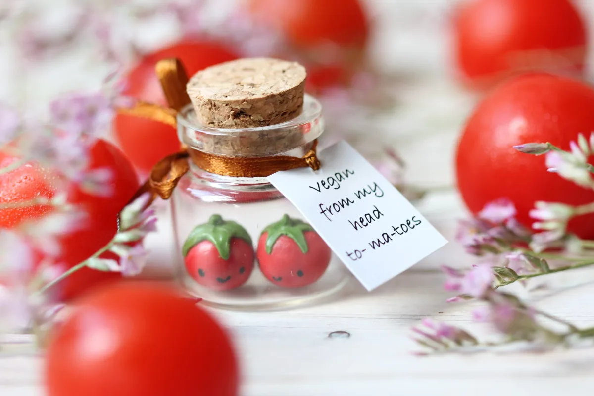 Personalized Boyfriend Girlfriend Romantic Funny Gift I love you from my head to-ma-toes Figurines Tomatoes Customized Vegan Family Gift 9