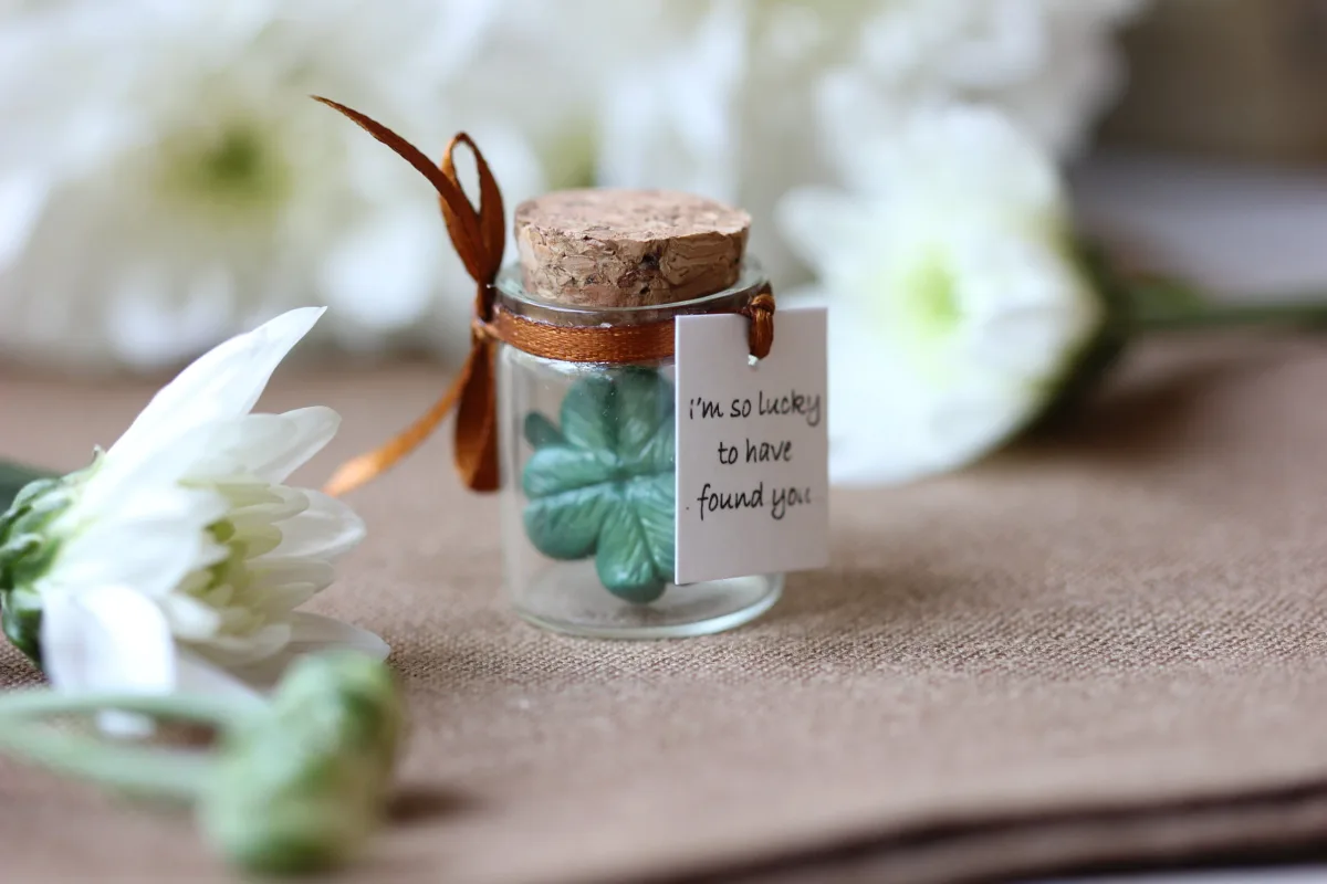 Personalized Irish gift St Patrick's Day Gift Four Leaf Clover Good luck Gift Lucky Gift Clover for Luck Unique Clover with Four Leafs 7