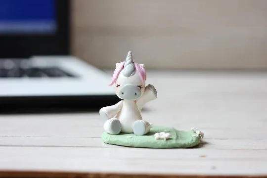Phone Holder Unicorn Polymer Clay Stand IPhone Holder Unique Gift for Unicorn Lovers Clay Stand IPhone Cell Phone Stand SmartPhone Holder 2