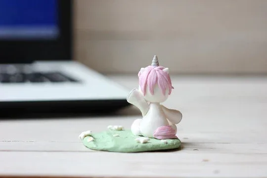 Phone Holder Unicorn Polymer Clay Stand IPhone Holder Unique Gift for Unicorn Lovers Clay Stand IPhone Cell Phone Stand SmartPhone Holder 3