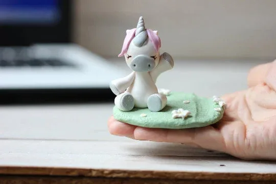 Phone Holder Unicorn Polymer Clay Stand IPhone Holder Unique Gift for Unicorn Lovers Clay Stand IPhone Cell Phone Stand SmartPhone Holder 4