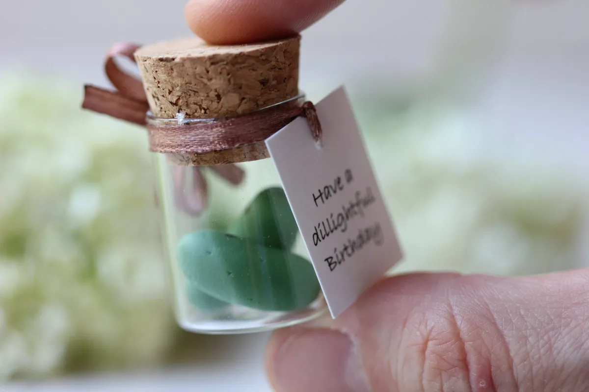 Pickle Surprise: Personalized Glass Bottle with Polymer Clay Cucumber Quirky Gift for Pickles Lovers Unique Personalized Gift Kitchen Decor 5