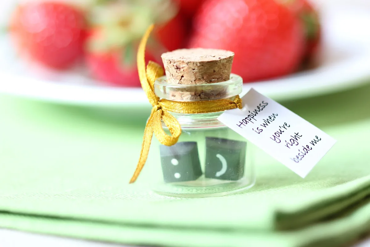 Smile in a Bottle: Joyful Connections, Keyboard Buttons for the Programmer or an Office Employee Boyfriend Girlfriend Romantic Funny Gift