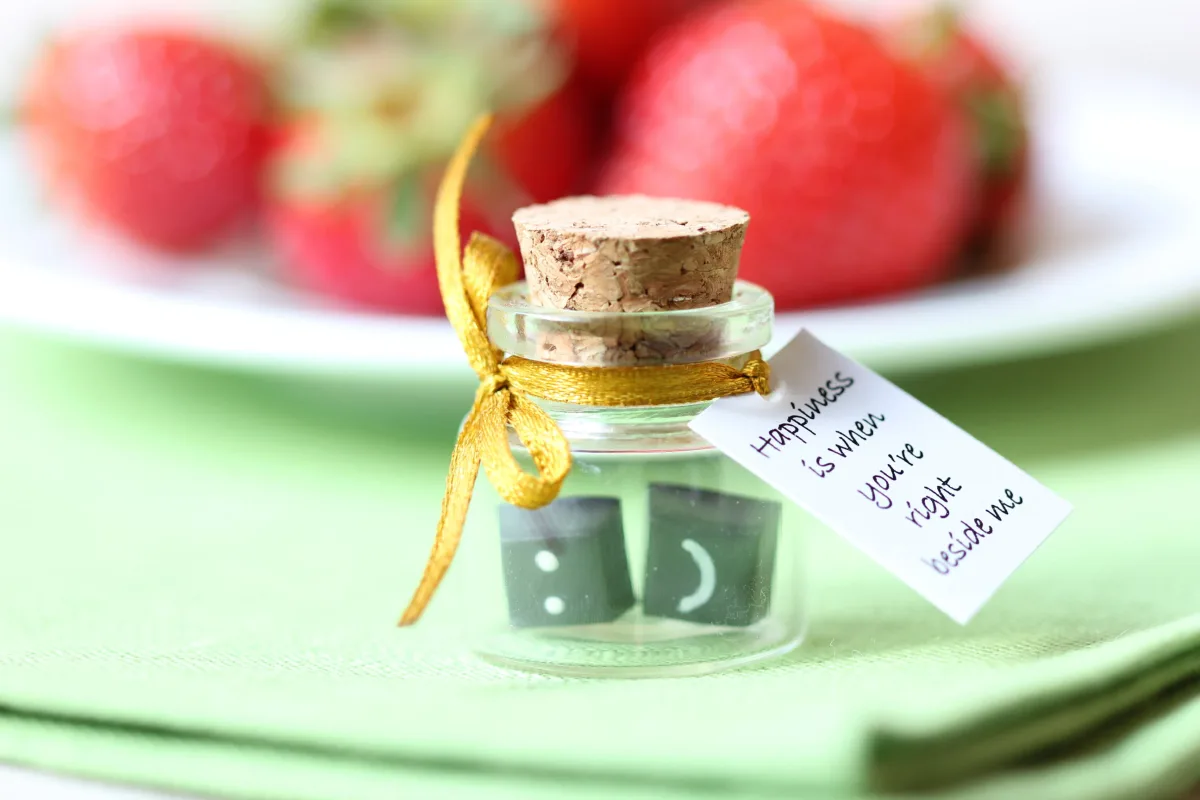 Smile in a Bottle: Joyful Connections, Keyboard Buttons for the Programmer or an Office Employee Boyfriend Girlfriend Romantic Funny Gift 4