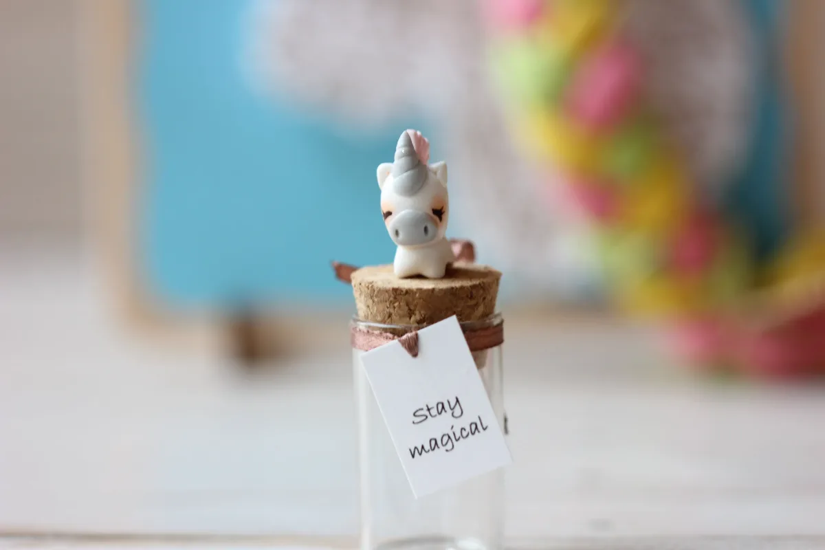 Enchanted Unicorn in a Bottle - Keep the Magic Alive! Gift for Girlfriend, Boyfriend Unicorn lovers Funny Personalized Party Favors Birthday 4