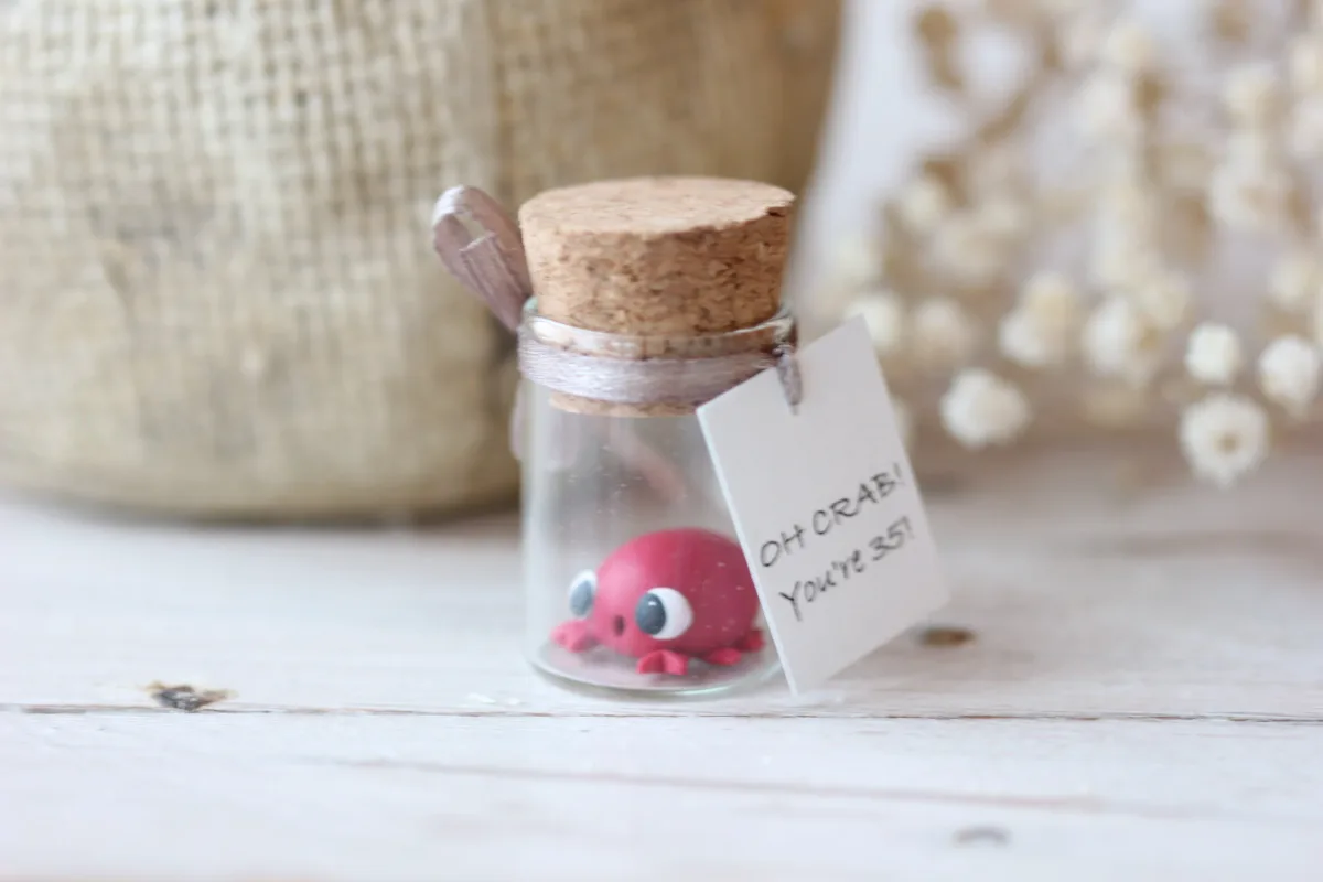 Funny Birthday Personalized Gift for Girlfriend Boyfriend Miniature Figure Crab Cute Party Favors Gifts for Crab Seafood Lovers, Parents 9