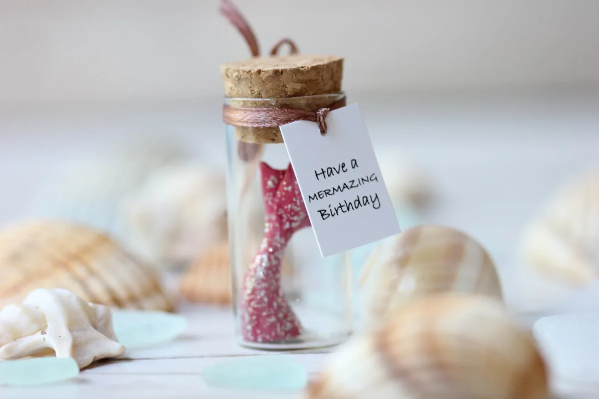 Mermaid's Tail Mermaid Birthday Gift Party Favors Gift for Friend's Coworkers Sister Personalized Unique Handmade Gift For Those You Love