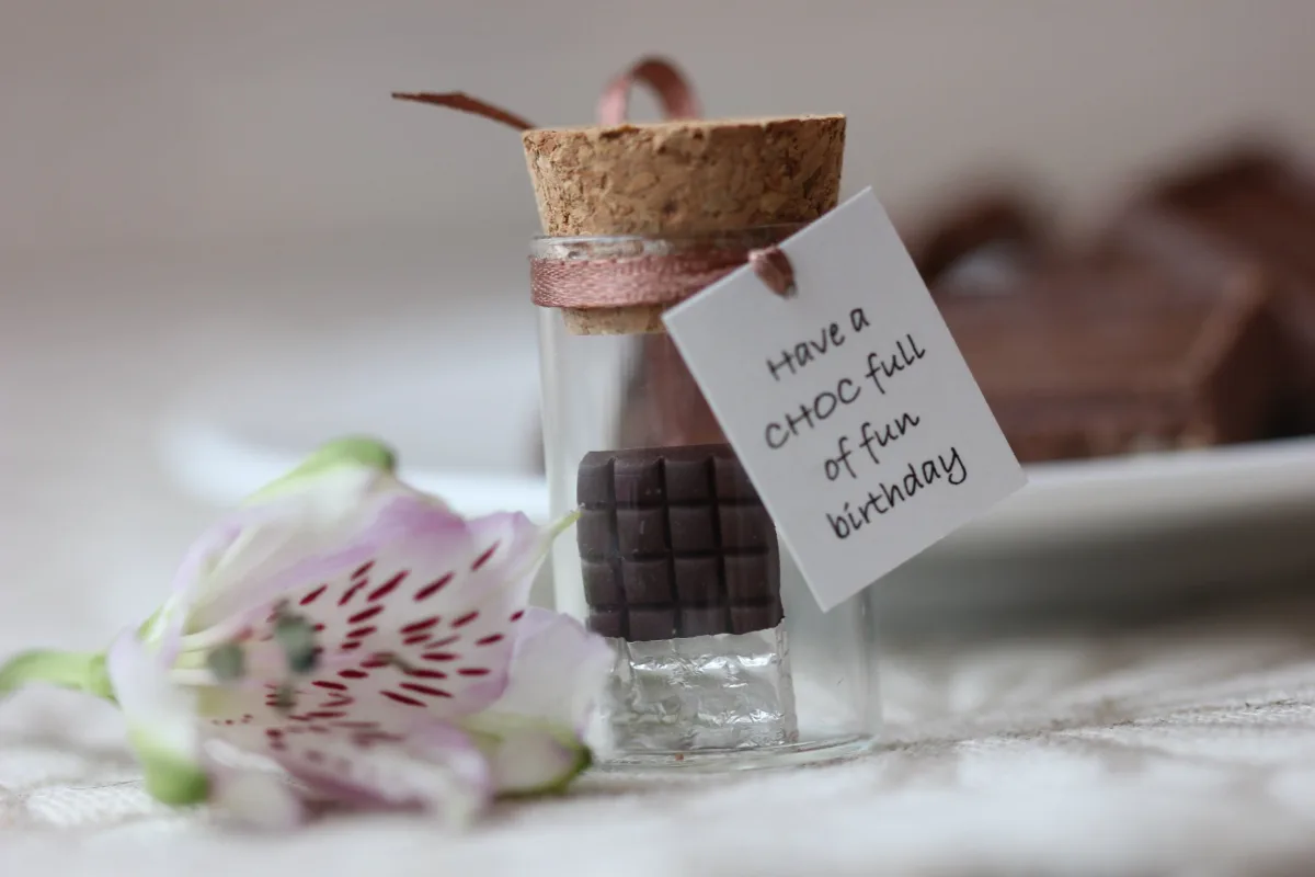 Personalized Birthday Funny Gift Handmade Miniature Chocolate Bar Unique Handmade Present for Friends with a Sense of Humor Boyfriend Gift