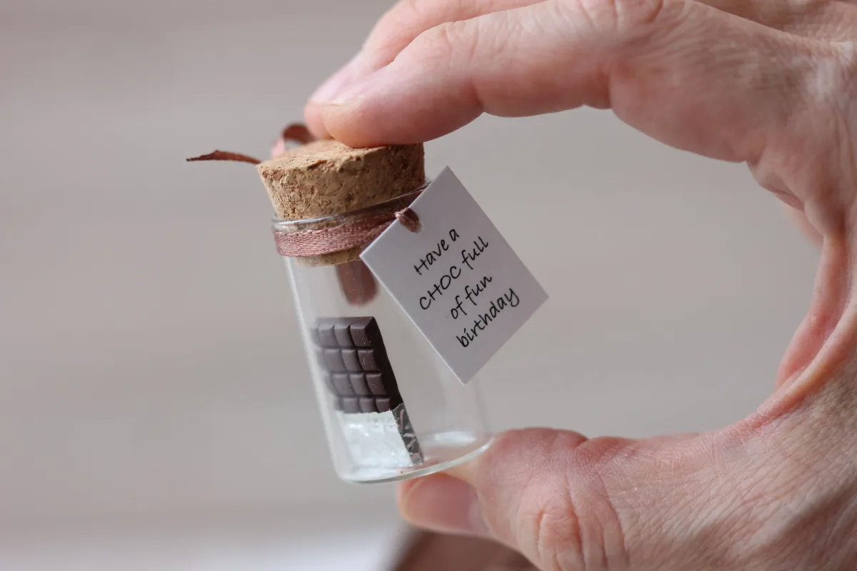 Personalized Birthday Funny Gift Handmade Miniature Chocolate Bar Unique Handmade Present for Friends with a Sense of Humor Boyfriend Gift 3