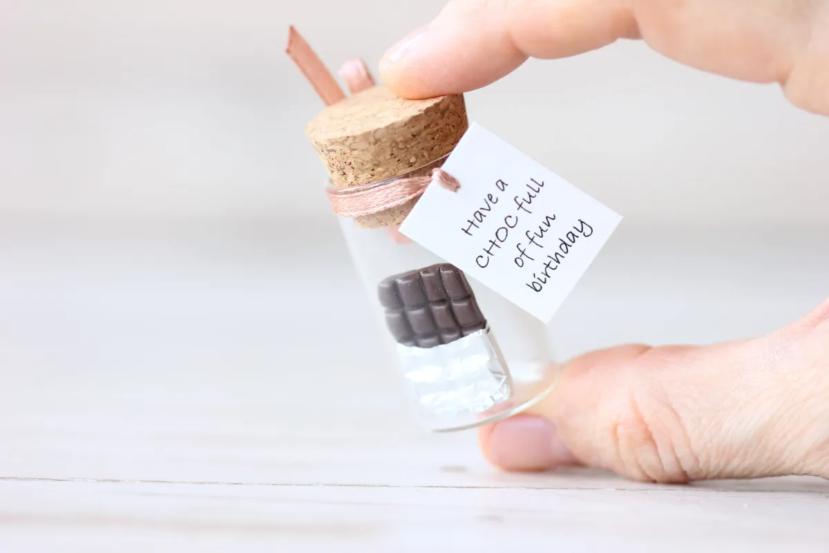 Personalized Birthday Funny Gift Handmade Miniature Chocolate Bar Unique Handmade Present for Friends with a Sense of Humor Boyfriend Gift 5