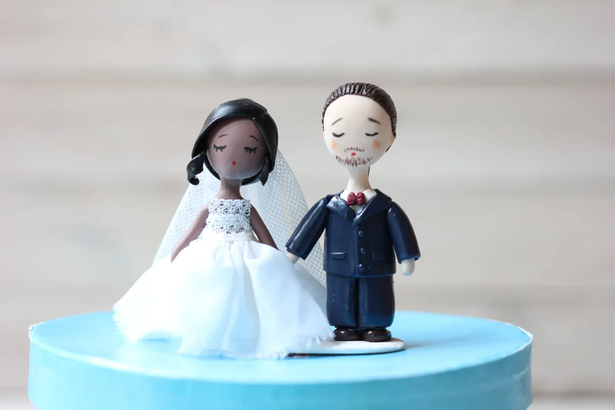 Love Unites: Customizable Bride and Groom Figurines Custom Wedding Figurine For Cake, Personalised Cake Toppers Couple Statue Figurine 3