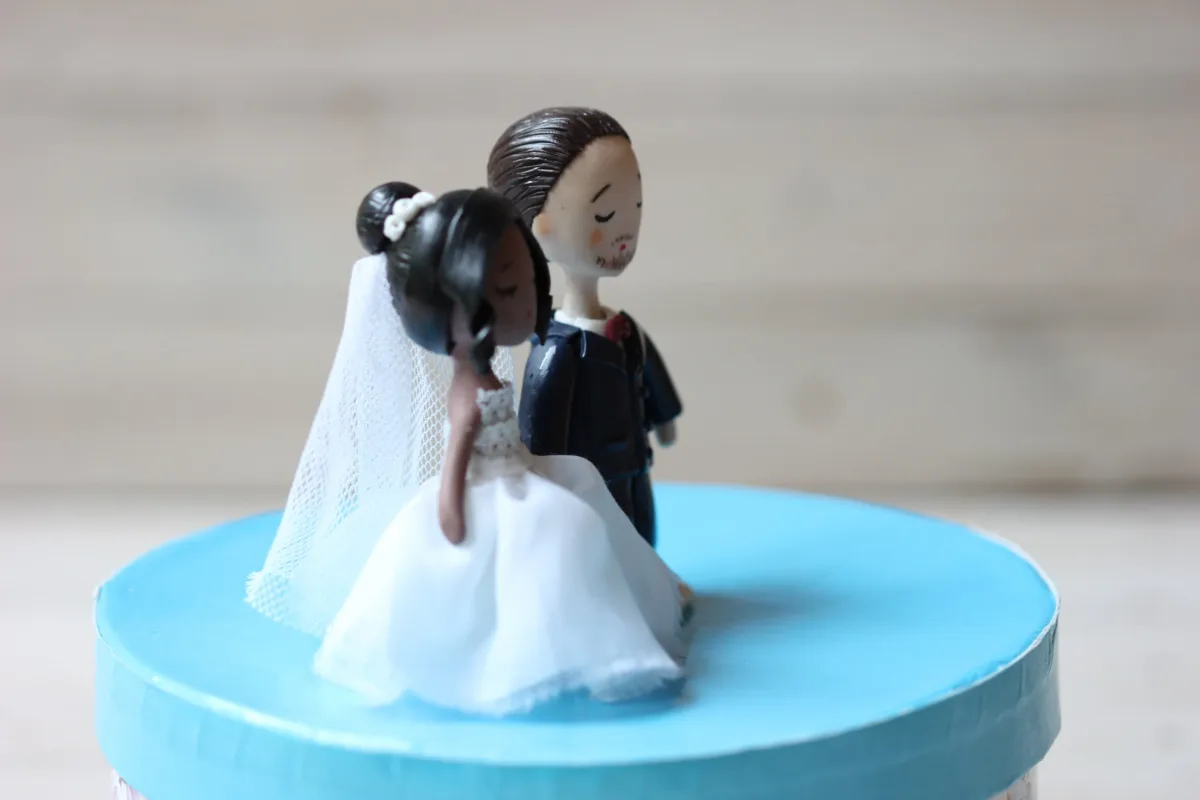 Love Unites: Customizable Bride and Groom Figurines Custom Wedding Figurine For Cake, Personalised Cake Toppers Couple Statue Figurine 4