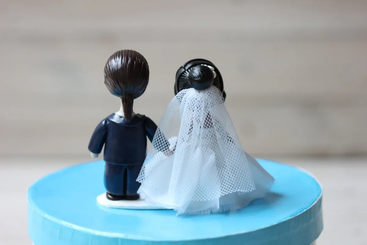 Love Unites: Customizable Bride and Groom Figurines Custom Wedding Figurine For Cake, Personalised Cake Toppers Couple Statue Figurine 6