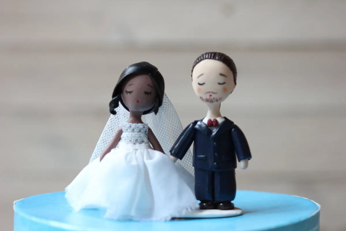 Love Unites: Customizable Bride and Groom Figurines Custom Wedding Figurine For Cake, Personalised Cake Toppers Couple Statue Figurine 7