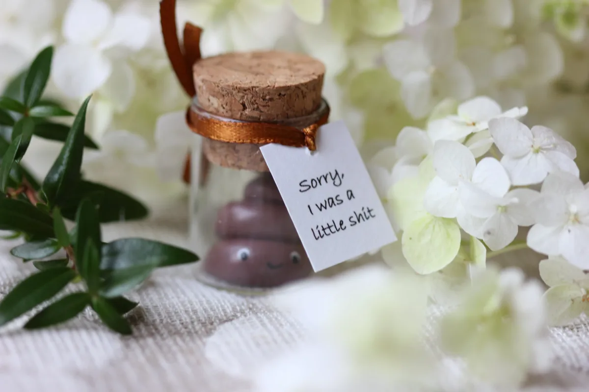 Apology Gift Personalized Poop Gift Wish Jar Funny Crap Boyfriend Girlfriend Gift Customized Party Favors Christmas Gift Thanksgiving Day 2