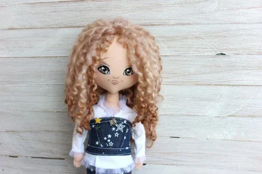 Cloth Doll Fairy of Good Dreams OOAK Art Doll Interior Rag Doll Handmade Cloth Doll Сollectible Beautiful Doll Christmas Birthday Gift 3
