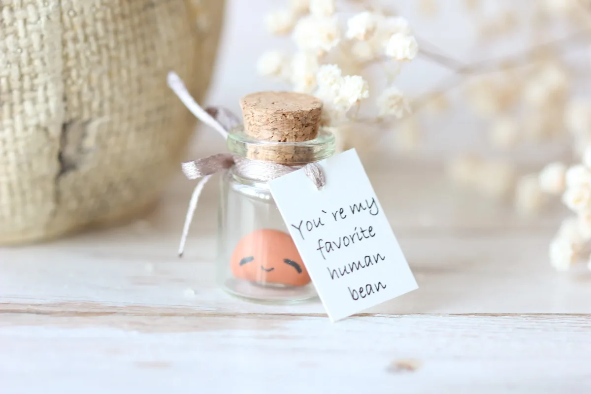 Everlasting Love Beans Cute Baked Bean Marriage Proposal Gift Favourite Human Bean, Punny Engagement Birthday Gift Christmas Miniature Bean 2
