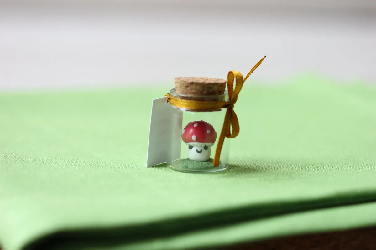 Fly Agaric Miniature Figurine Mushroom Personalized Boyfriend Girlfriend Romantic Funny Gift Valentine's Day Present Advent Calendar Gift 4