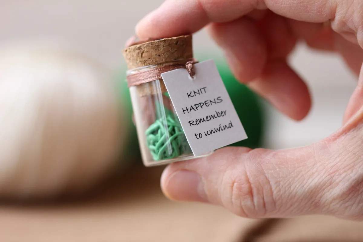 Motivational Gift for Friend Miniature Ball of Yarn Customized Party Favors Personalized Christmas Present for Friends Colleagues Relatives 1