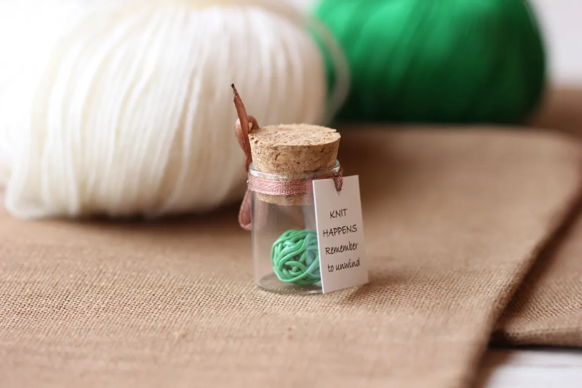 Motivational Gift for Friend Miniature Ball of Yarn Customized Party Favors Personalized Christmas Present for Friends Colleagues Relatives 8