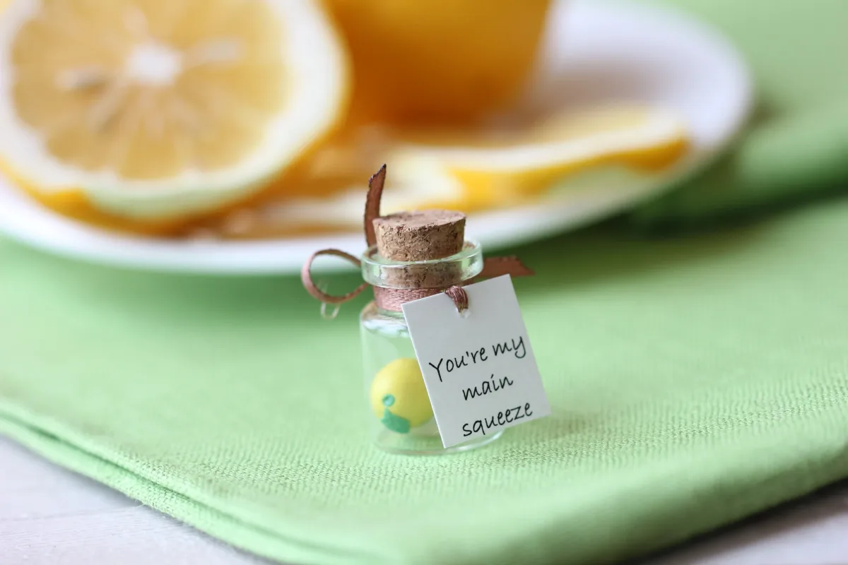 Personalized Gift for Girlfriend Boyfriend Christmas Valentins Day Gift Husband Wife Anniversary Gift Polymer Clay Lemon Kitchen decor 2