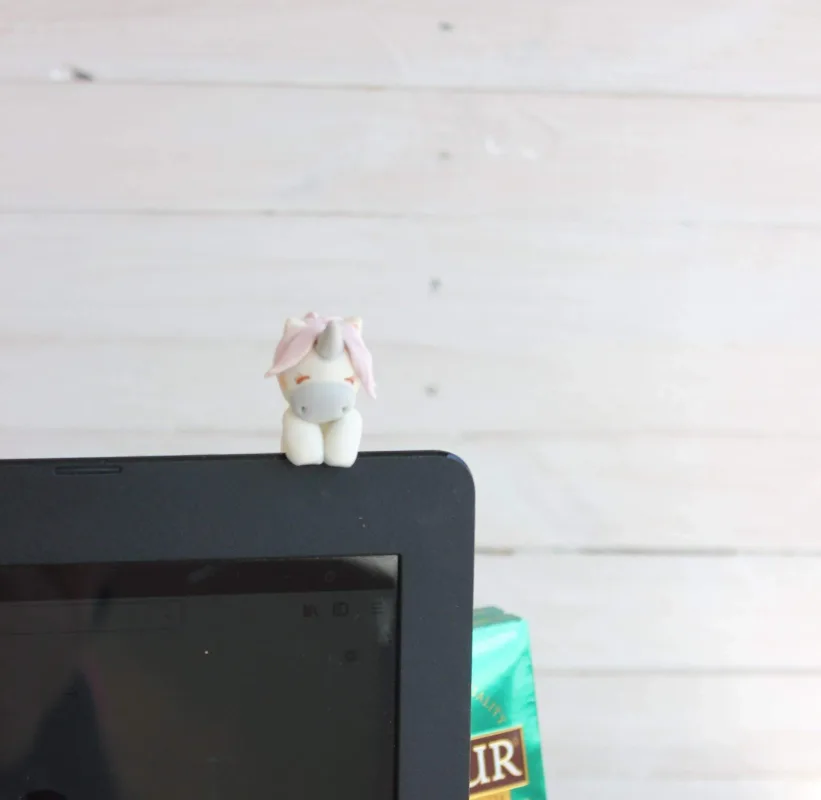 Unicorn Tea Bag Holder, Polymer Clay Unicorn Ornament Cute Unicorn Party Decor, Unicorn Lovers Gifts, Christmas Birthday Gift for Tea Lovers 3