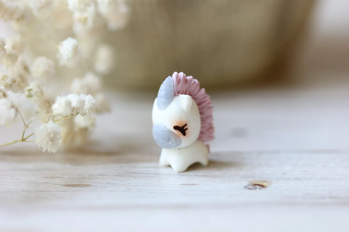 Miniature Cute Unicorn Fairy Garden Unicorn Ornaments Doll House Pet Collection Dollhouse Accessories