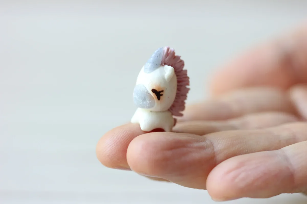 Miniature Cute Unicorn Fairy Garden Unicorn Ornaments Doll House Pet Collection Dollhouse Accessories 10