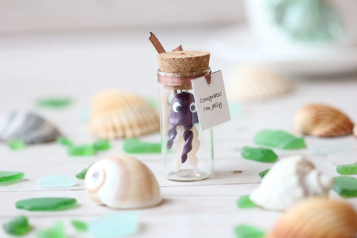 Engagement Gift Jellyfish, Congratulations Gift, Wedding Gift bottle Graduation Present New Job gift, Personalized Gift for Her, for Him 5