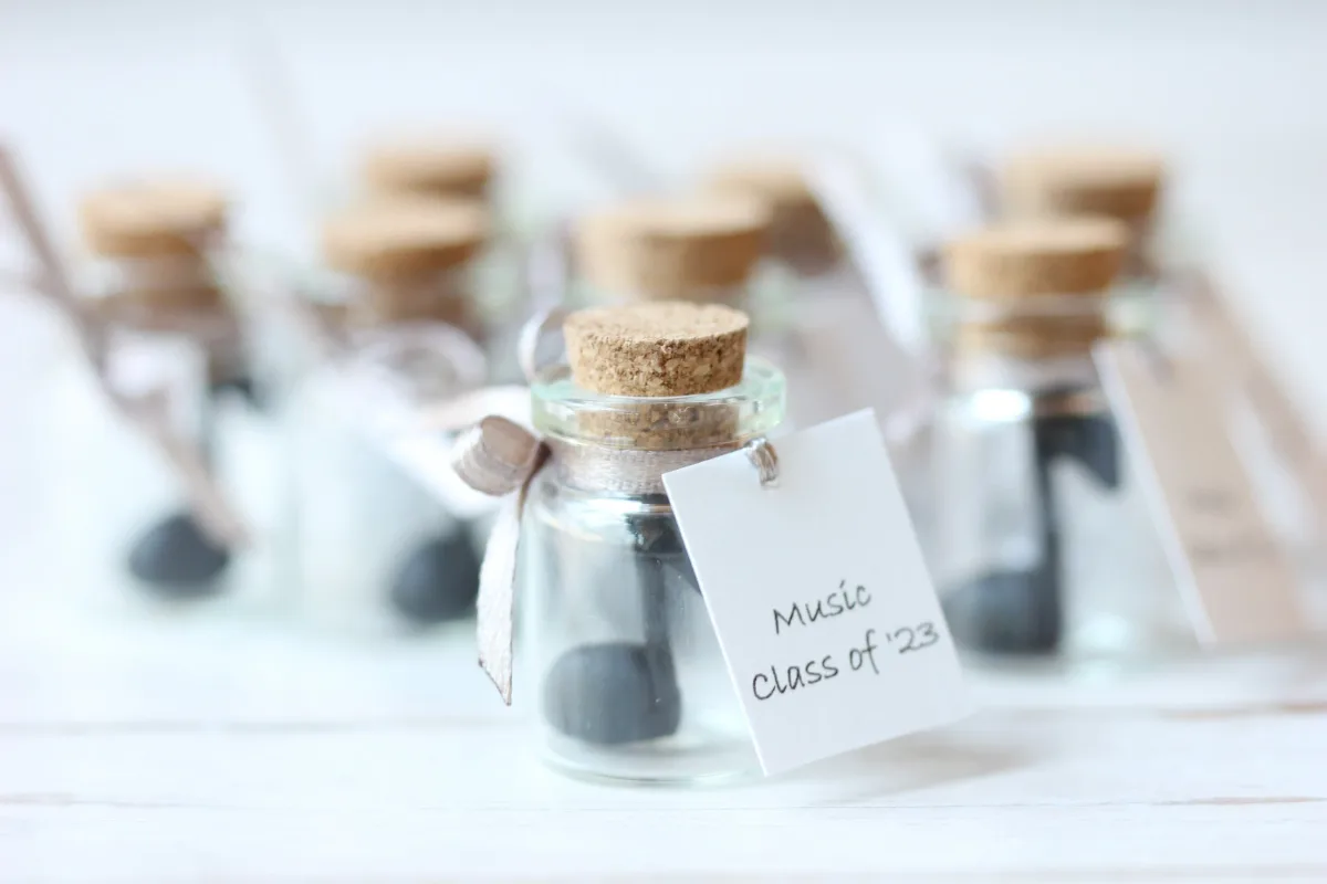 Personalized Melody in a Bottle Graduation Keepsake Music Class Reunion Favor Teacher Appreciation Music Class Graduation Gift Wedding Favor 2