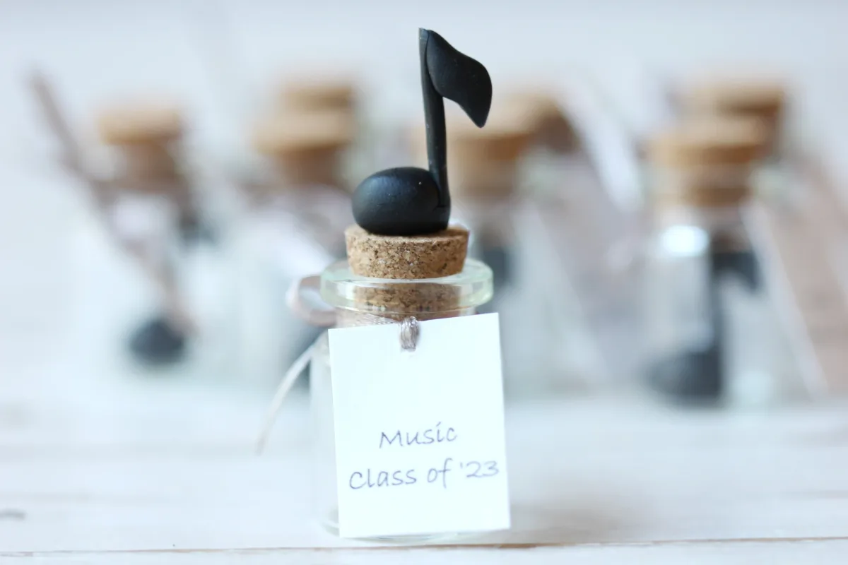 Personalized Melody in a Bottle Graduation Keepsake Music Class Reunion Favor Teacher Appreciation Music Class Graduation Gift Wedding Favor 3