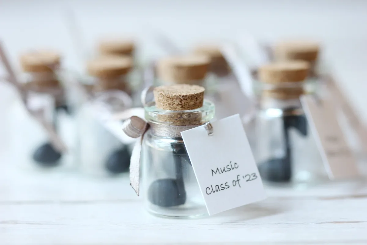 Personalized Melody in a Bottle Graduation Keepsake Music Class Reunion Favor Teacher Appreciation Music Class Graduation Gift Wedding Favor 4