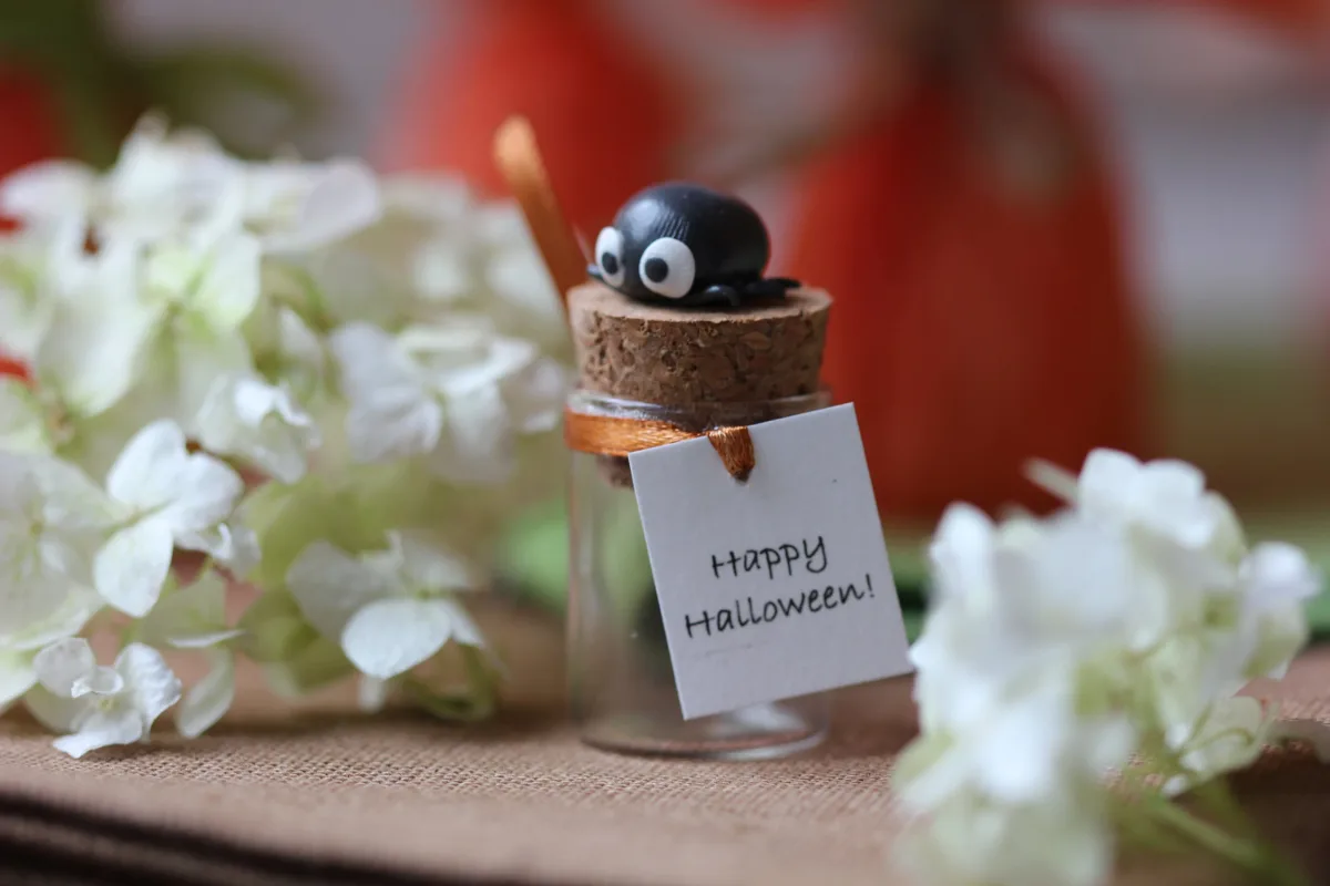 Cute Black Spider Figure Halloween Ornament Spider Decor Trick or Treating Gift Party Treats Personalized Gift Funny Unique Gift 3